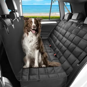 4-in-1Dog Car Seat Cover for Back Seat, 100% Waterproof Dog Car Seat Cover