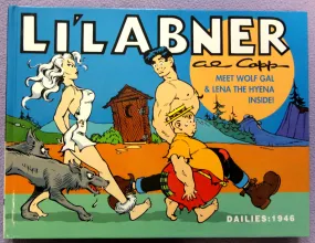 Al Capp L'IL ABNER #12 Basil WOLVERTON Meet Wolf Girl & Lena the Hyena Kitchen Sink Newspaper Daily Comic Strips Collection