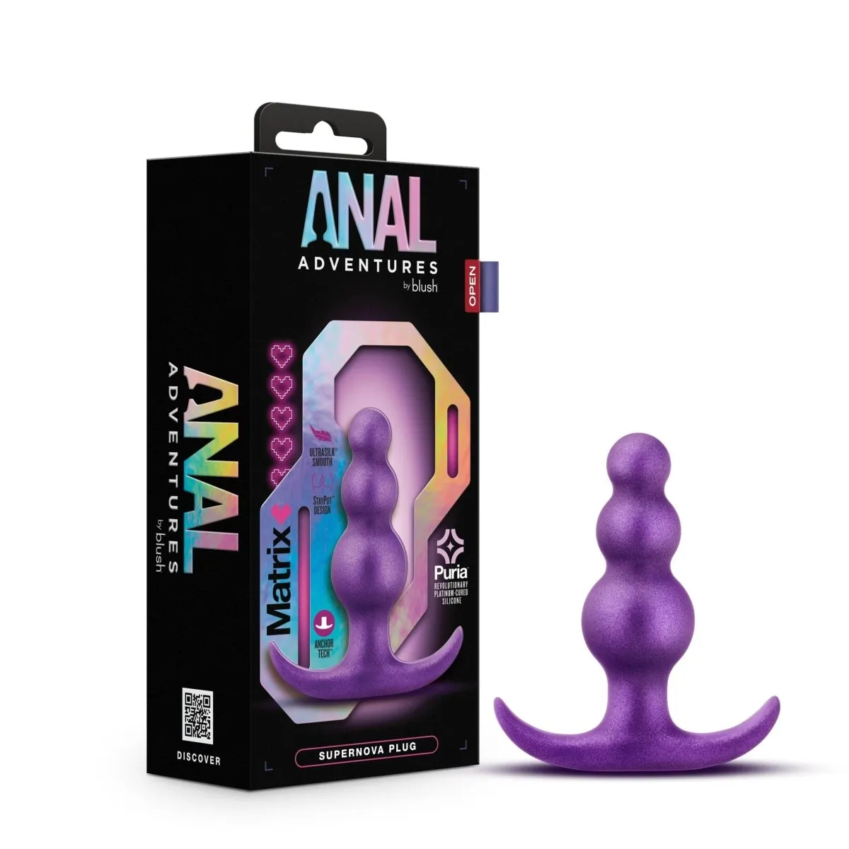 Anal Adventures Matrix - Supernova Plug - Galactic Purple