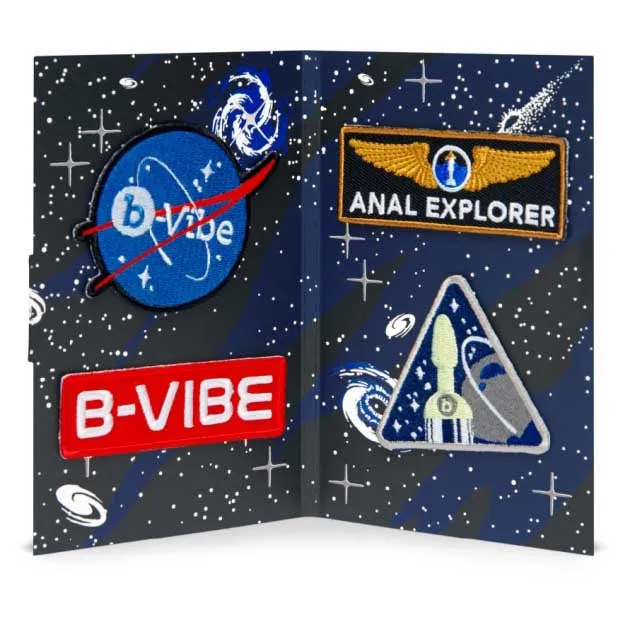 b-Vibe Asstronaut Glow-In-The-Dark Butt Play Set