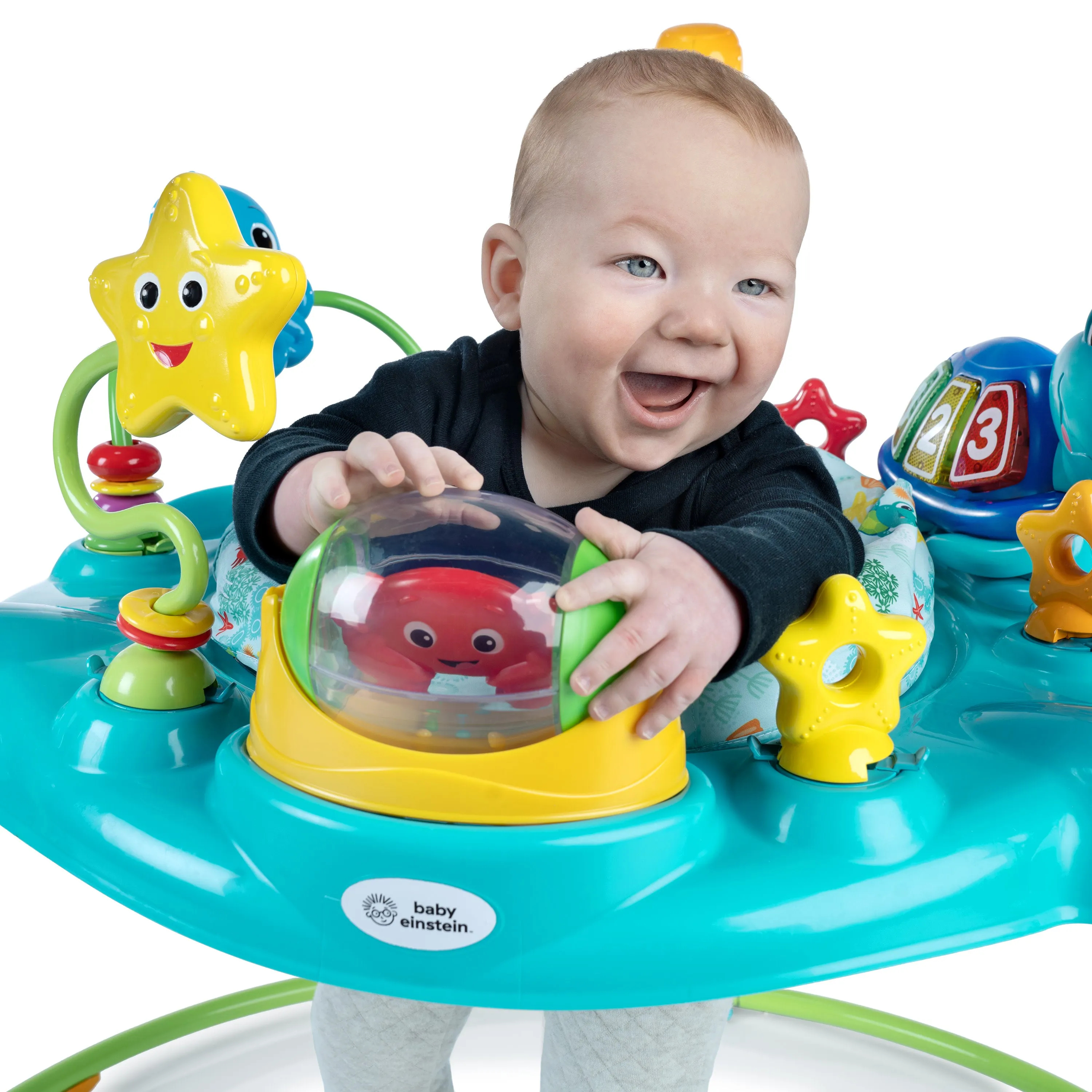 Baby Einstein Ocean Explorers Curiosity Cove 2-in-1 Activity Jumper, Ages 6  Months