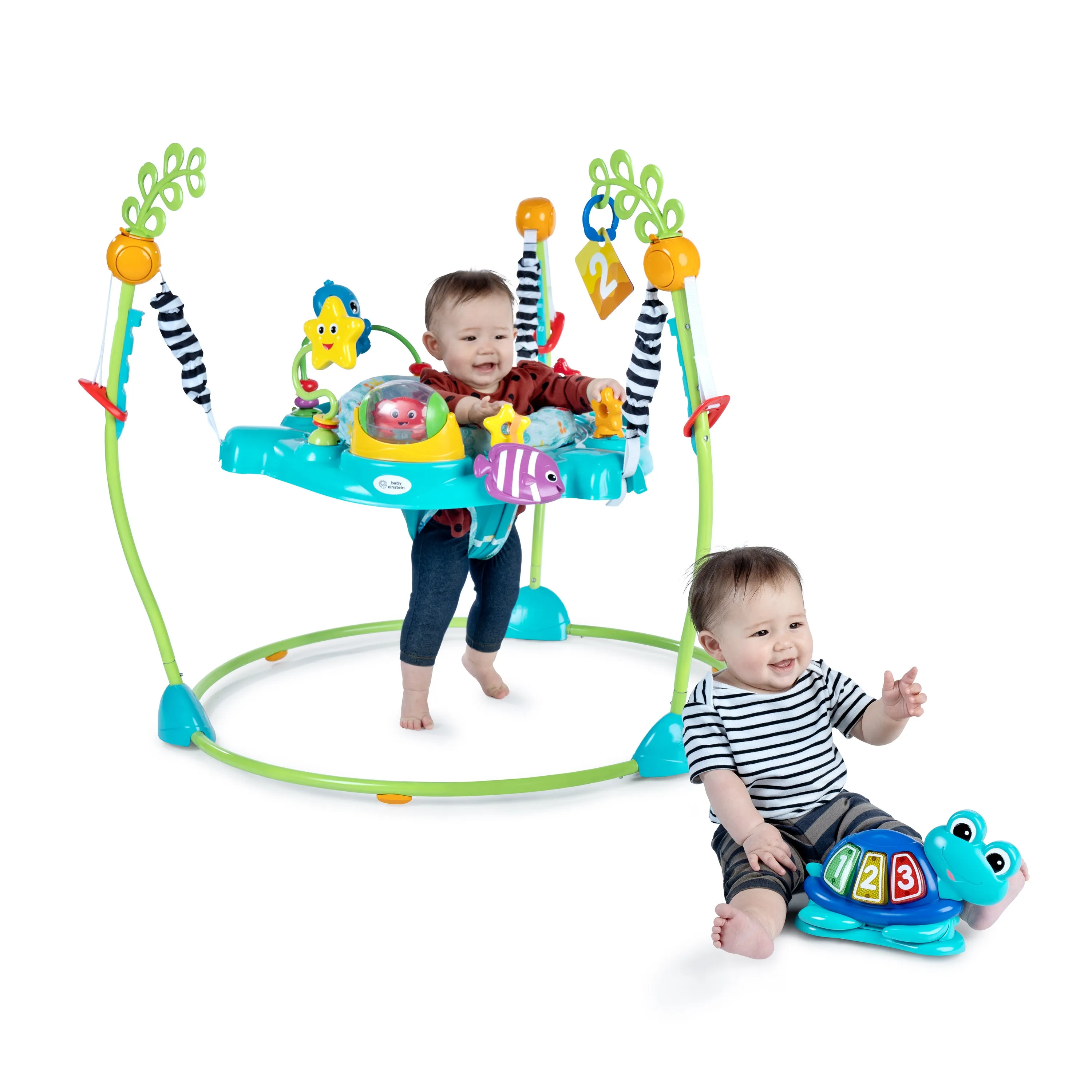 Baby Einstein Ocean Explorers Curiosity Cove 2-in-1 Activity Jumper, Ages 6  Months