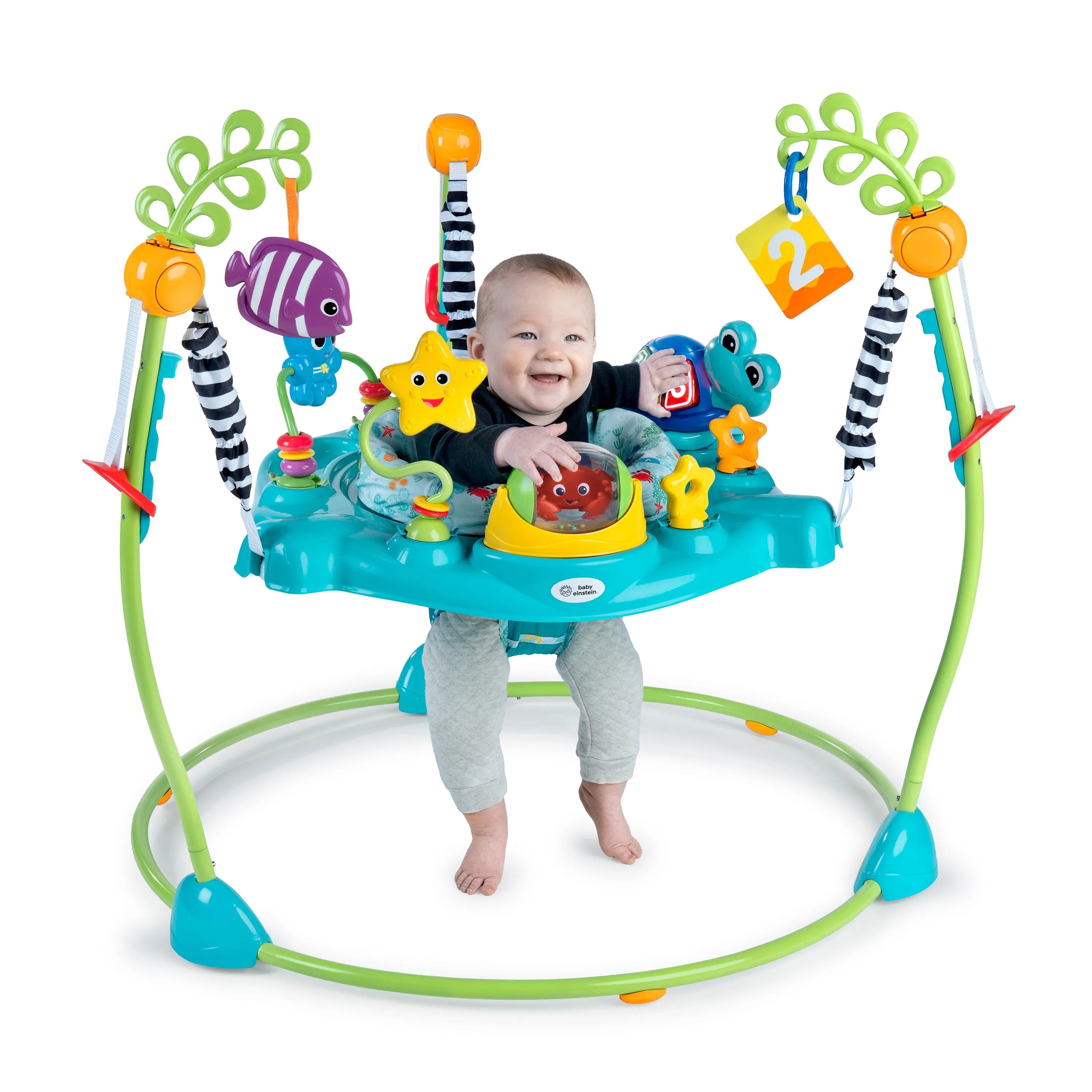 Baby Einstein Ocean Explorers Curiosity Cove 2-in-1 Activity Jumper, Ages 6  Months