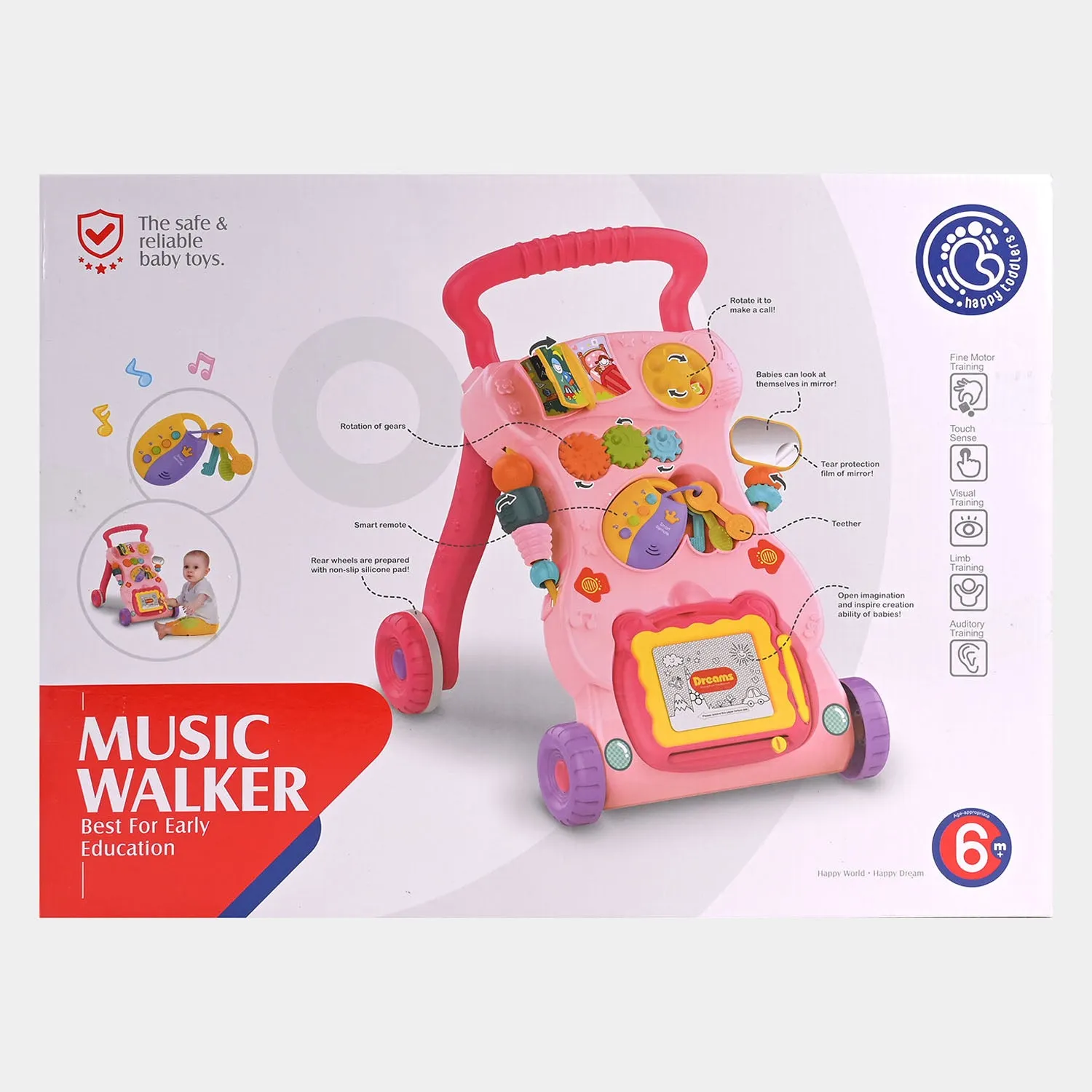 Baby Walker With Light And Music 6M  HE0823