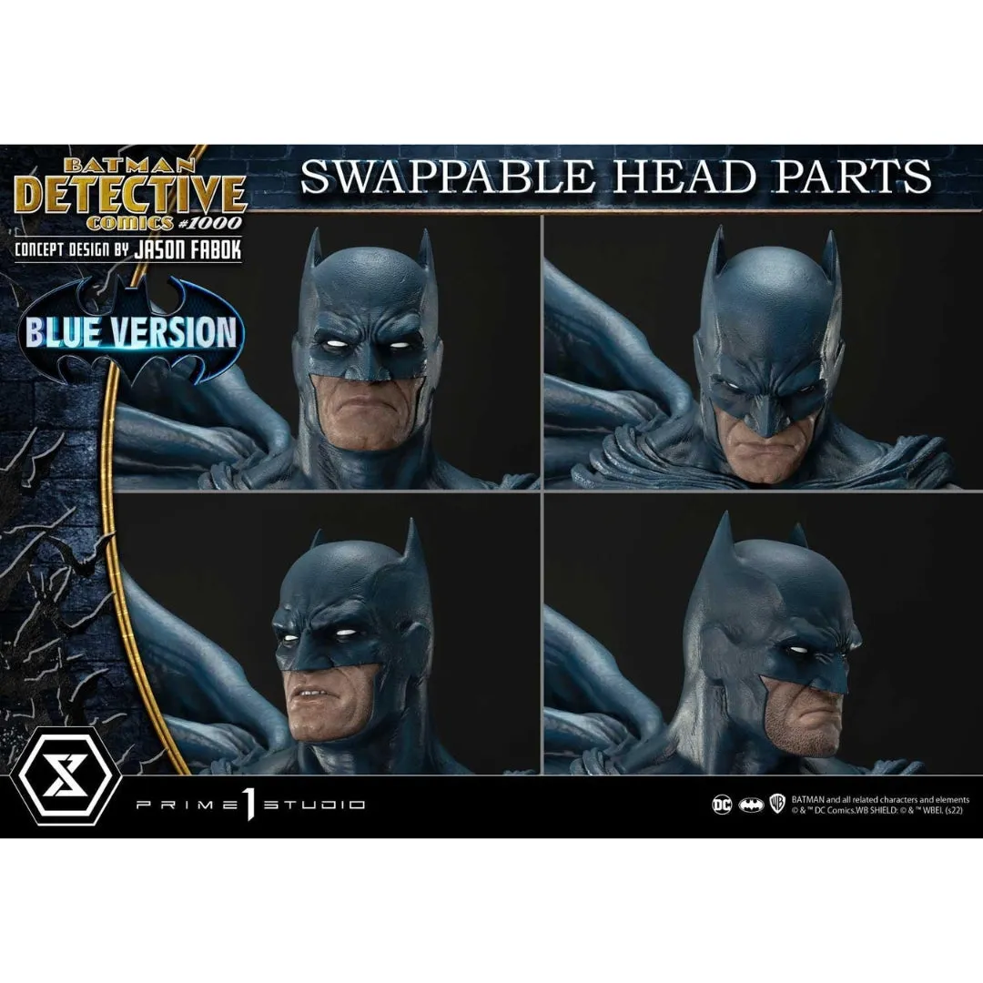 Batman Detective Comics #1000 (Concept Design By Jason Fabok) Blue Version Statue by Prime 1 Studio