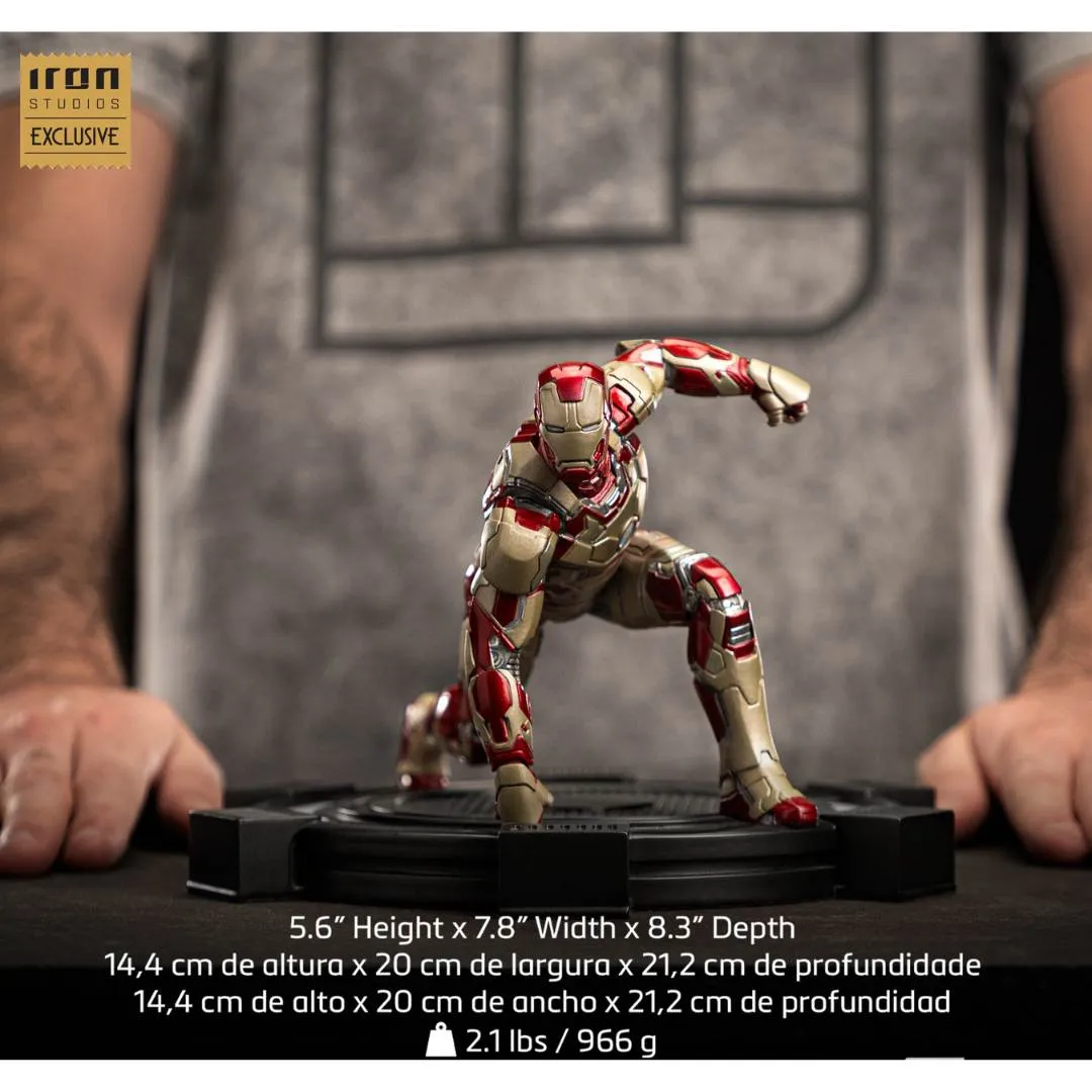 CCXP 23 Exclusive Iron Man MK 42 Statue by Iron Studios