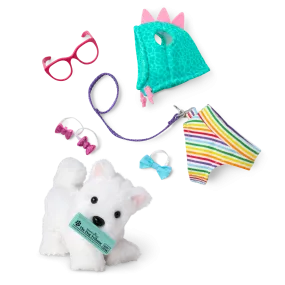 Coconut Chip™ Dog for 18-inch Dolls & Fancy Pet Fashion Accessories