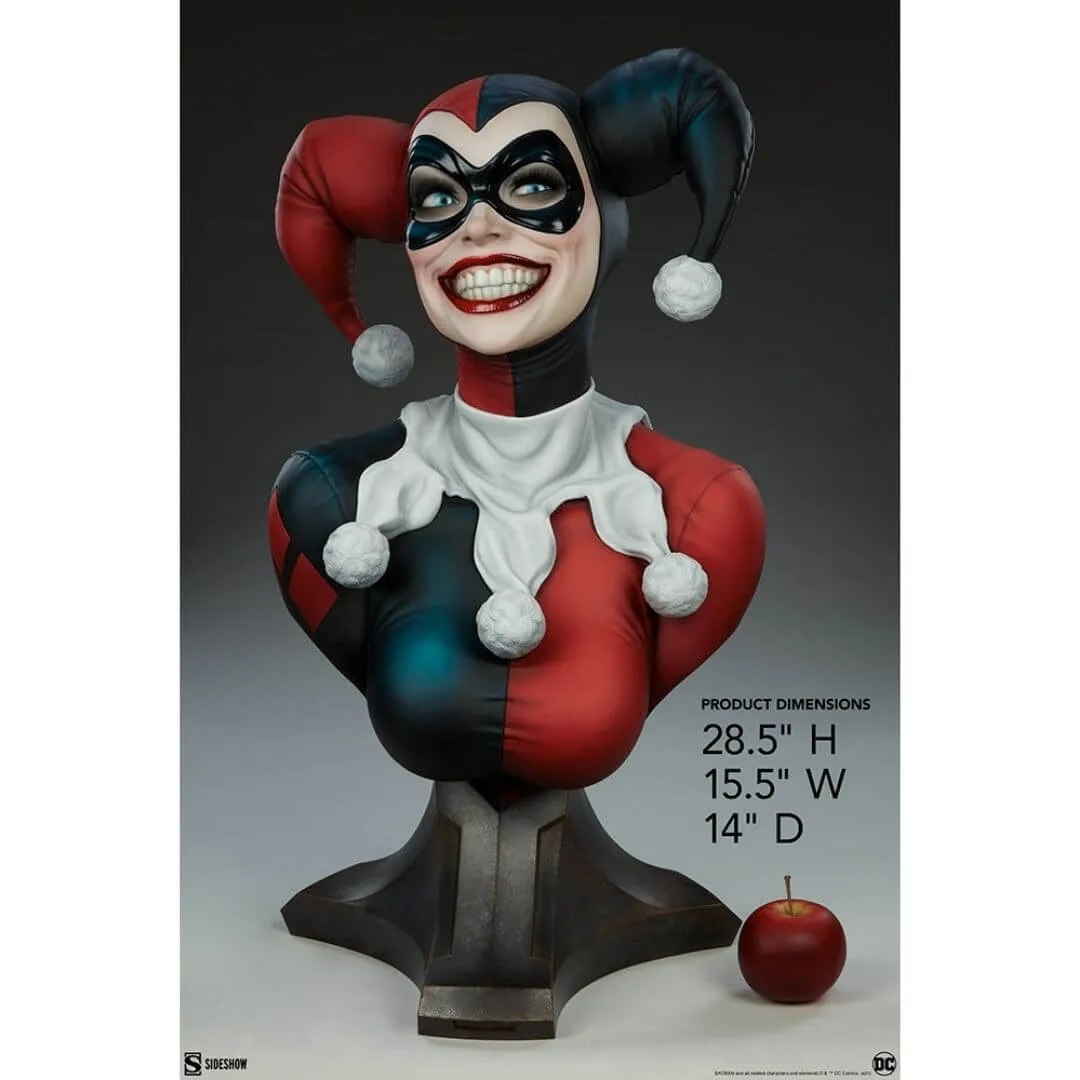 DC Comics Harley Quinn Life Size Bust by Sideshow Collectibles