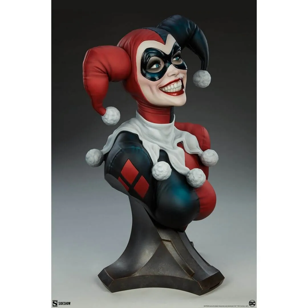 DC Comics Harley Quinn Life Size Bust by Sideshow Collectibles