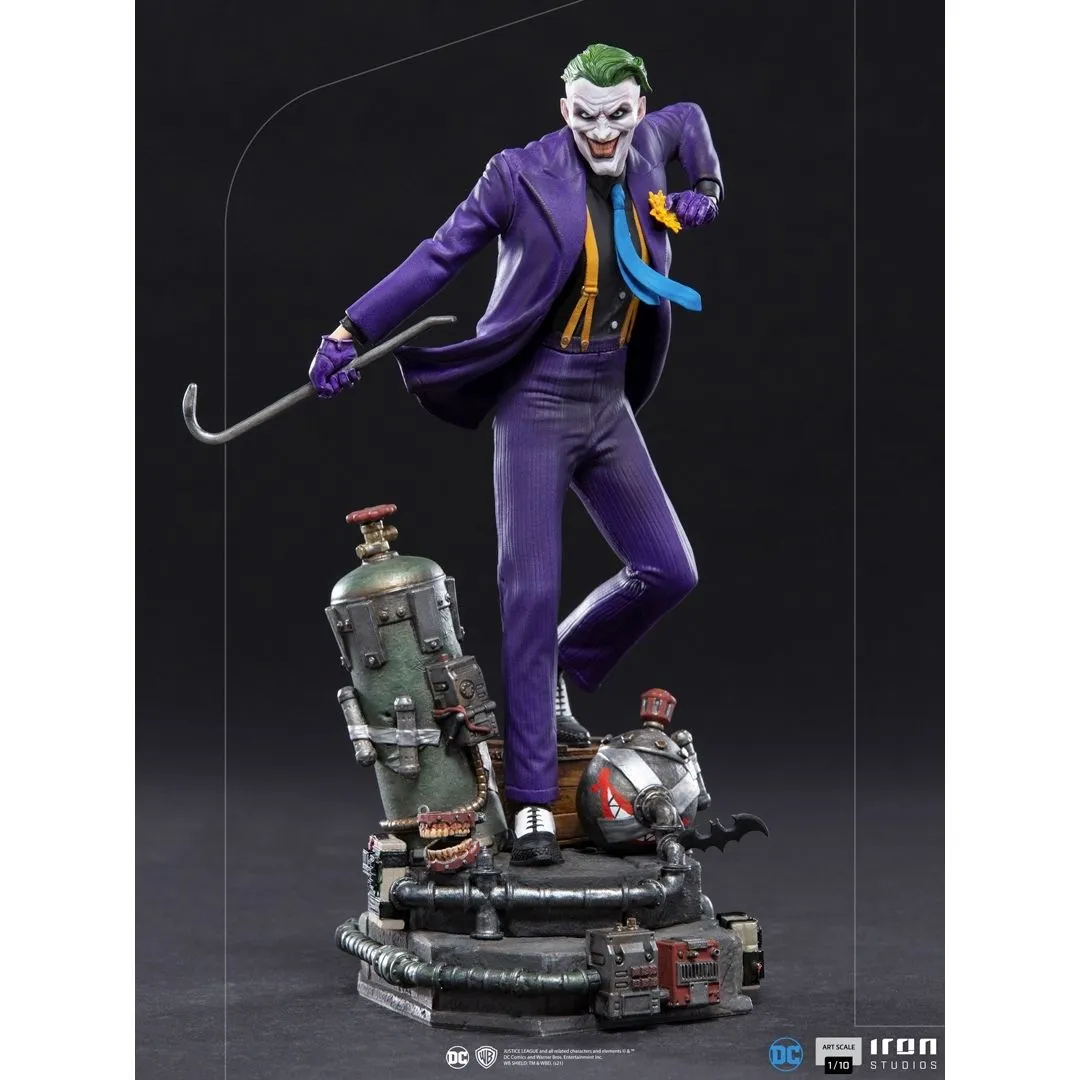 DC Comics The Joker 1/10th Scale Deluxe Statue by Iron Studios