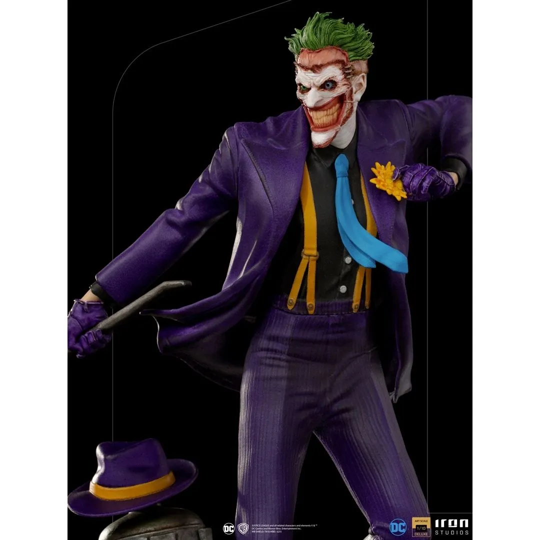 DC Comics The Joker 1/10th Scale Deluxe Statue by Iron Studios