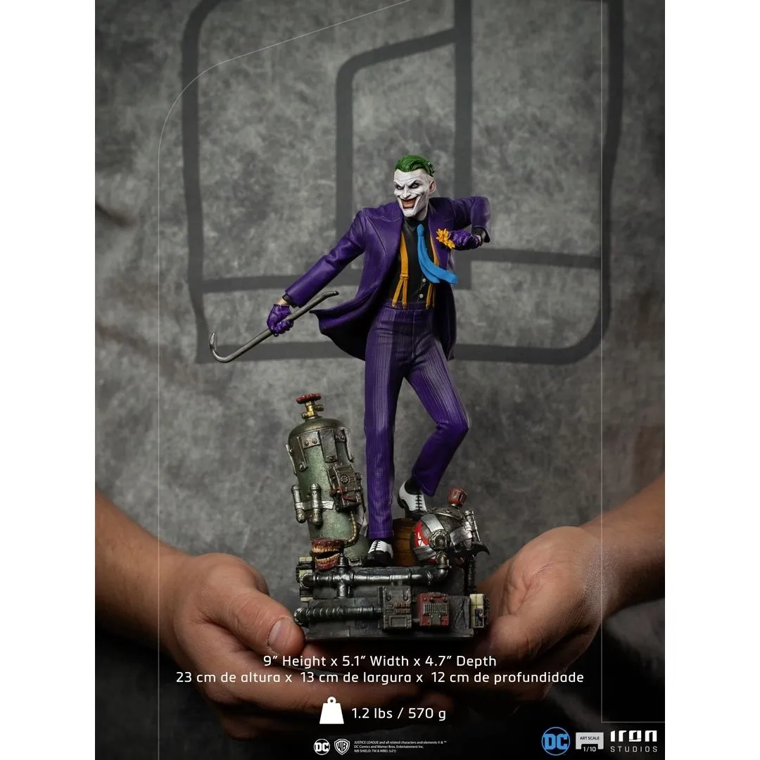 DC Comics The Joker 1/10th Scale Deluxe Statue by Iron Studios