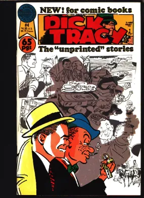 DICK TRACY' “Unprinted Stories” #4 Chester Gould, crime comics,Pulp,Noir,Comic Strips, Comic Book Reprints