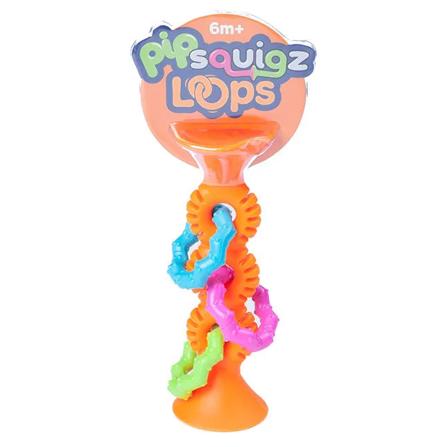 Fat Brain Toys® Pip Squigz Loops - Orange