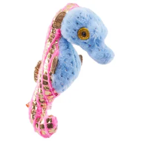 Foilkins Jr Blue Seahorse Stuffed Animal - 6"