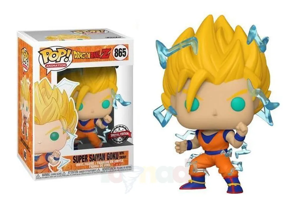 Funko Pop Animation #865 Dragon Ball Z: Super Saiyan Goku With Energy Previews Exclusive Vinyl 50340 LOW STOCK