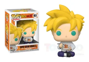 Funko Pop! Animation #951 - Dragon Ball Z - Super Saiyan Gohan (with Noodles) Vinyl Figure (48665) LOW STOCK