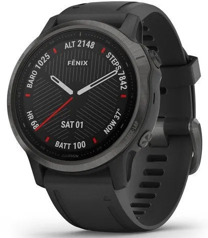 GRM Watch Fenix 6S Sapphire Carbon Grey DLC D