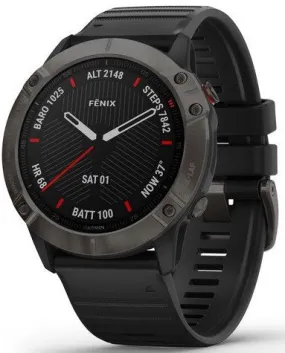 GRM Watch Fenix 6X Sapphire Carbon Grey DLC D