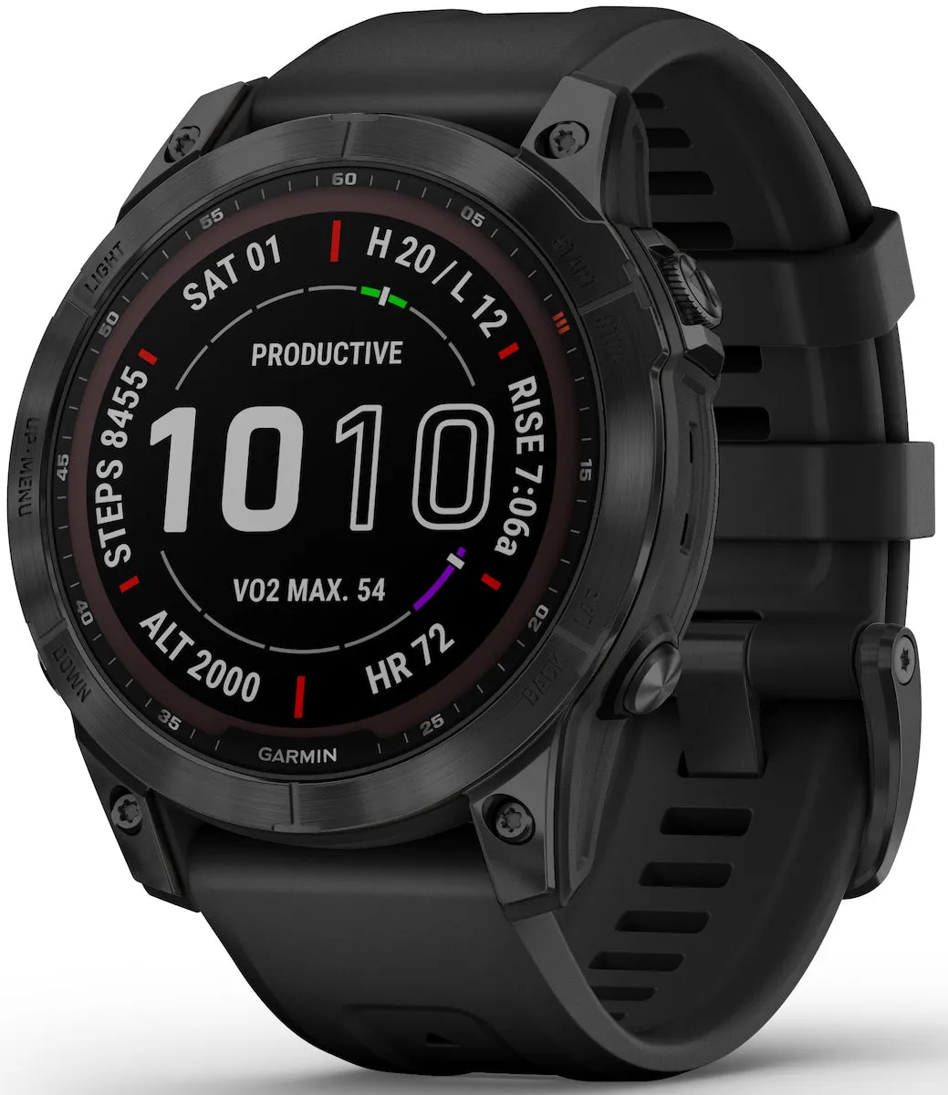 GRM Watch Fenix 7 Sapphire Black DLC Titanium