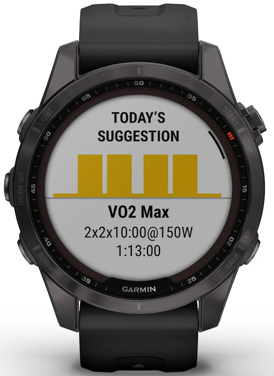 GRM Watch Fenix 7S Sapphire Solar Carbon Gray DLC D