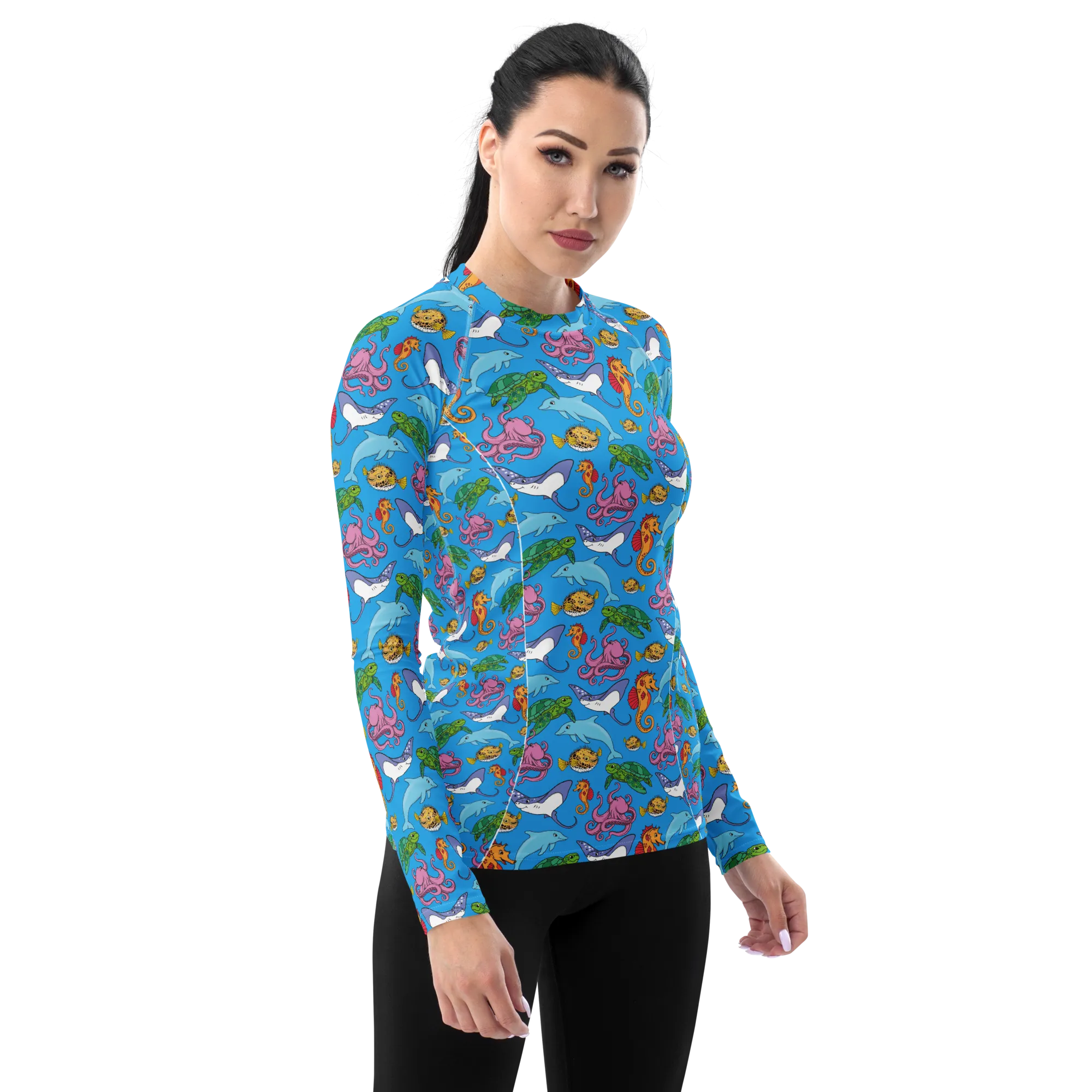 Happiest Ocean Women's Rash Guard