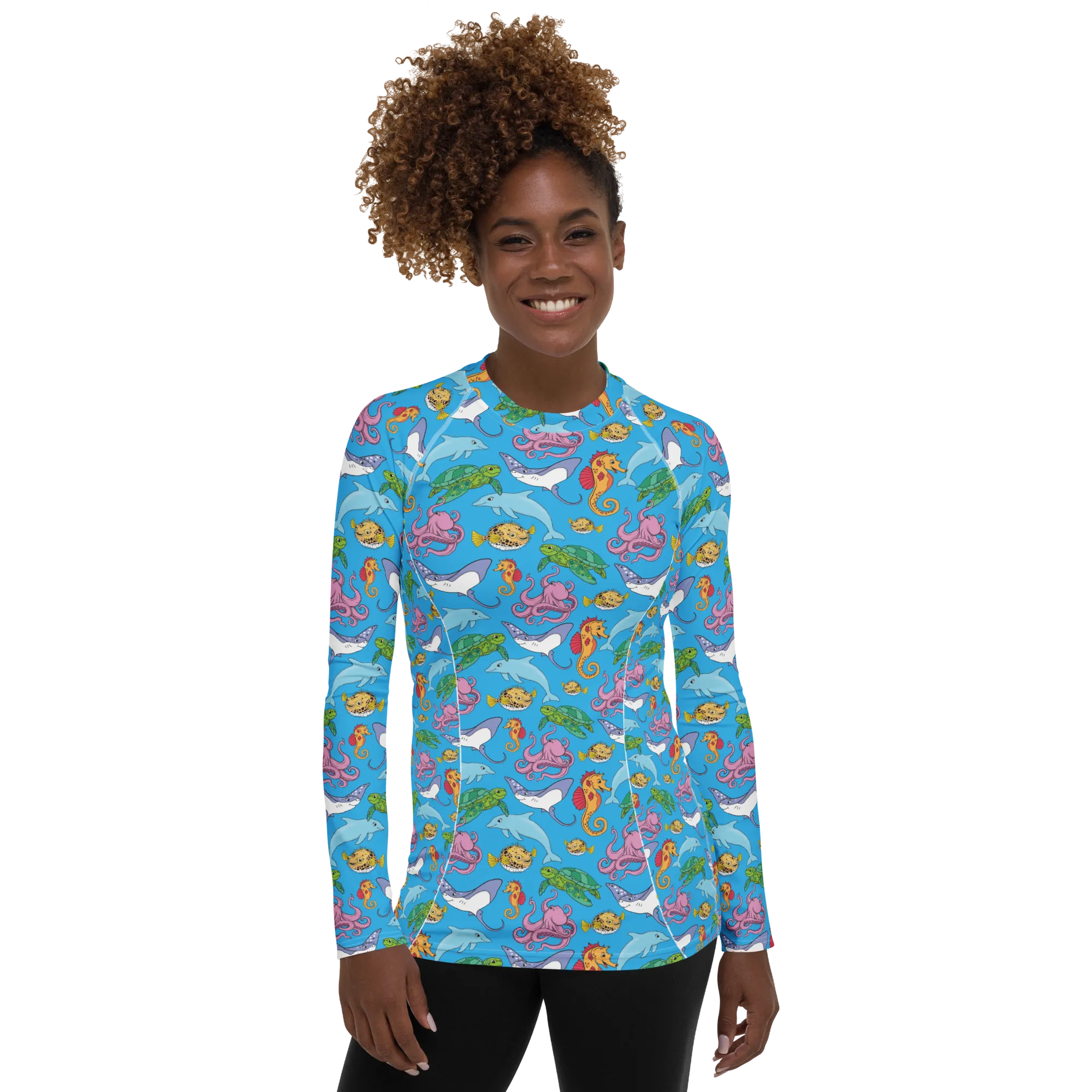 Happiest Ocean Women's Rash Guard