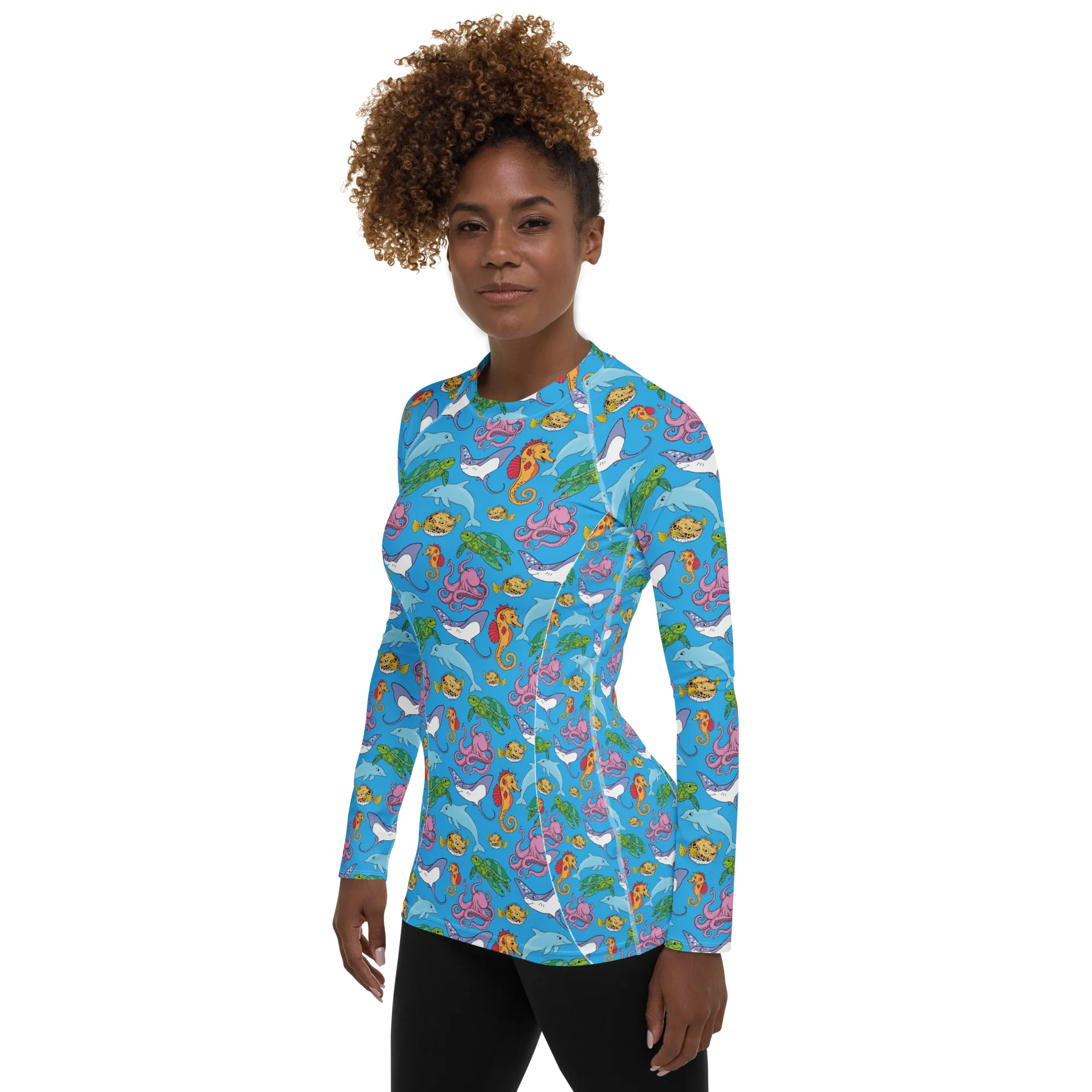 Happiest Ocean Women's Rash Guard