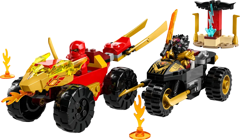 LEGO Ninjago Kai and Ras's Car and Bike Battle 71789