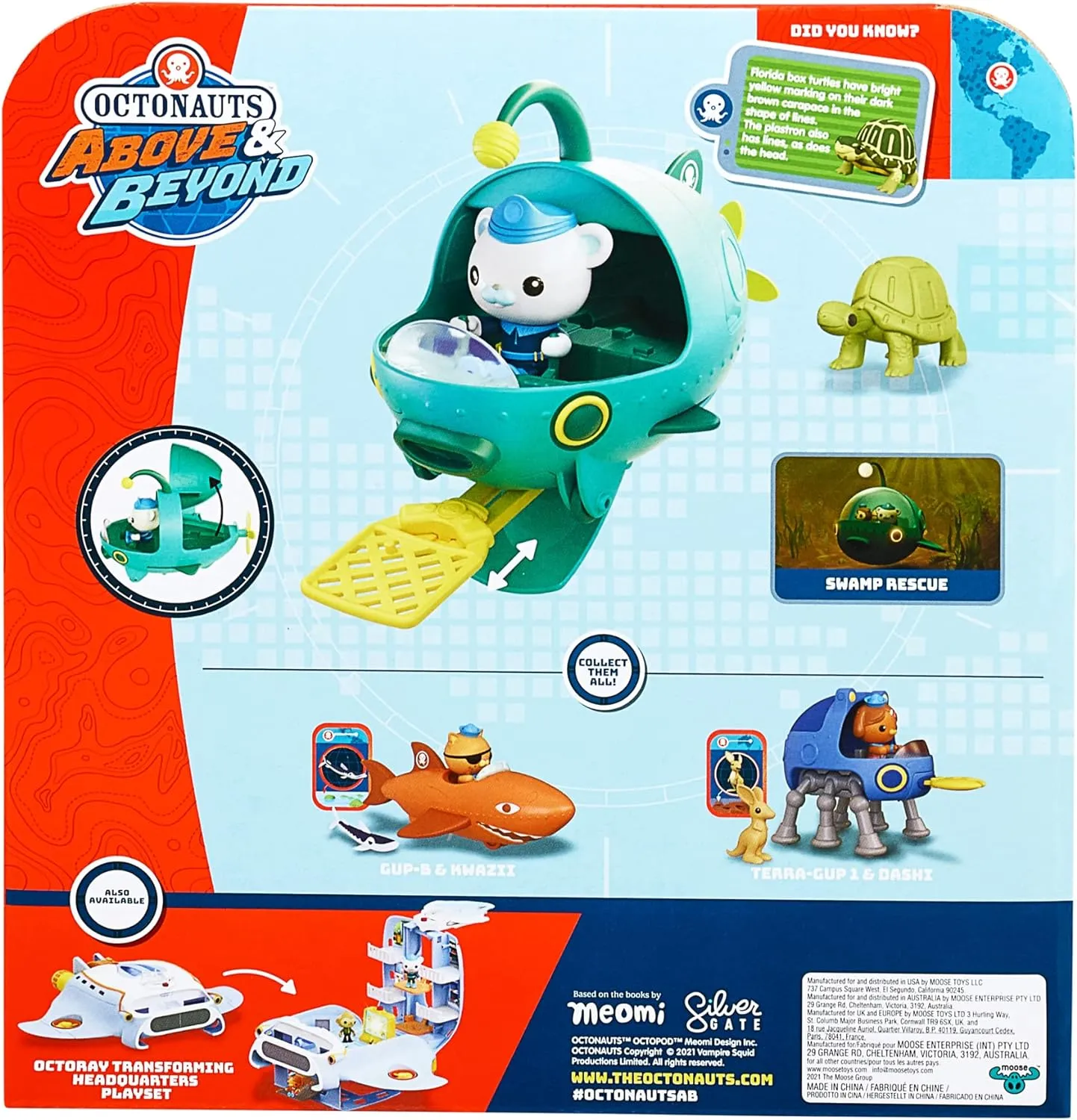 OCTONAUTS Captain Barnacles & Gup A Adventure Pack junior