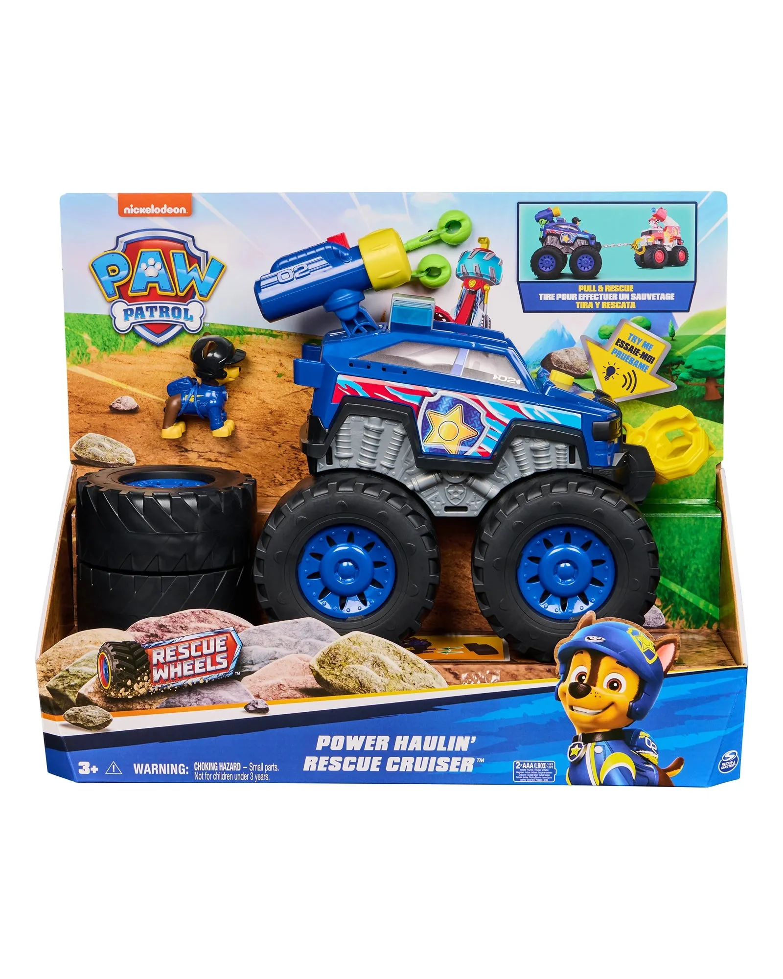 PAW Patrol Rescue Wheels Chases Power Haulin Rescue Cruiser