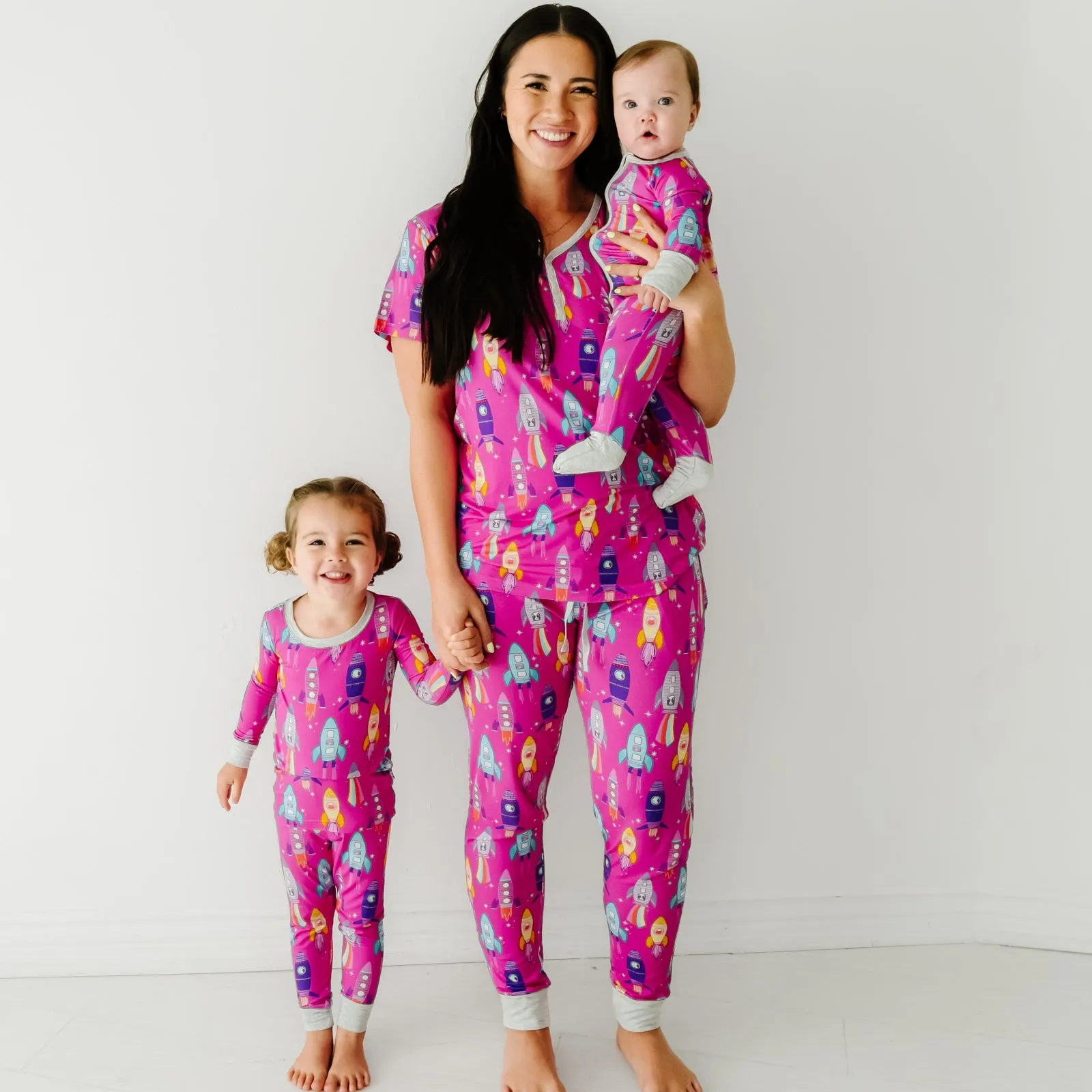 Pink Space Explorer Two-Piece Pajama Set