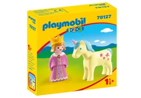 Playmobil 1.2.3 Princess with Unicorn