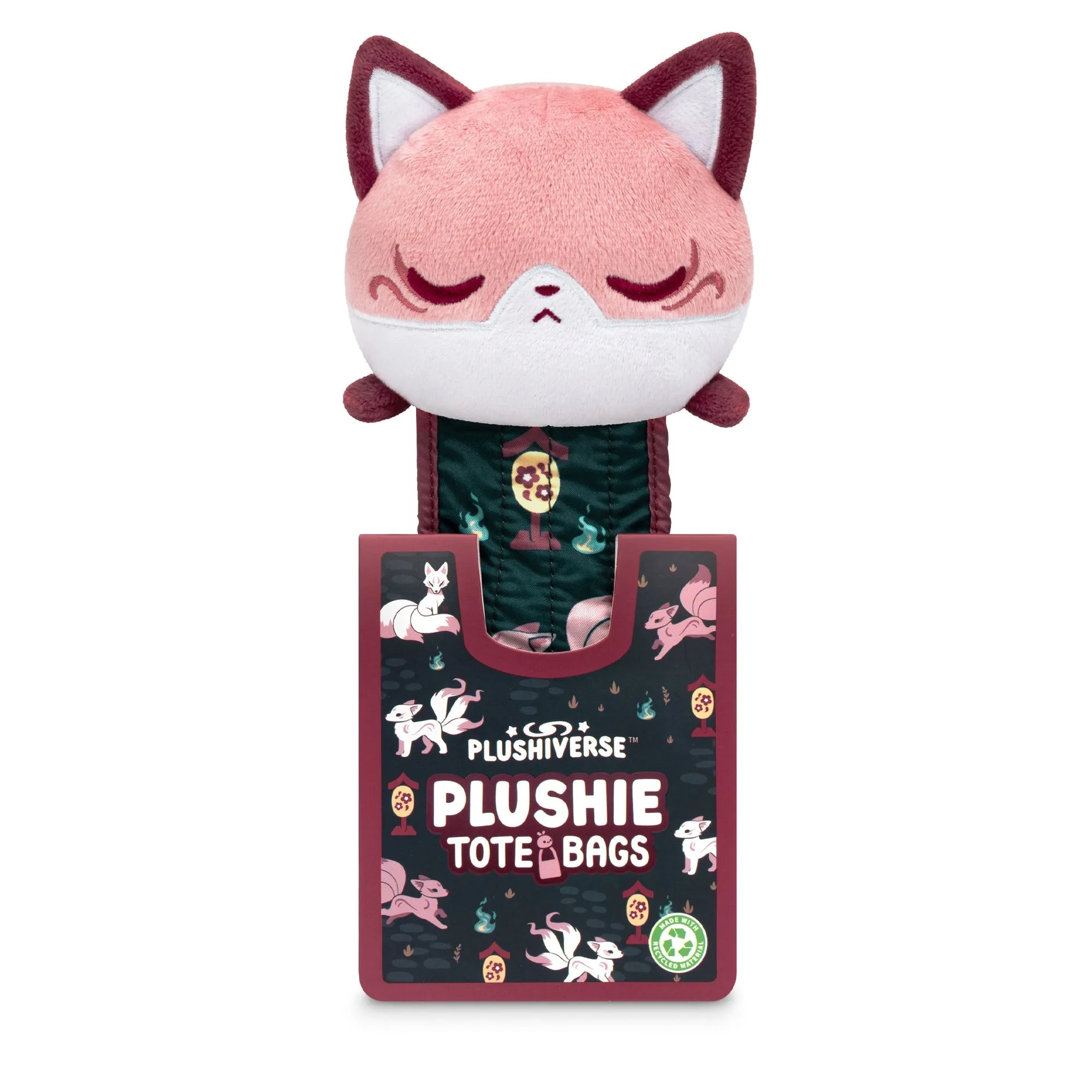 Plushiverse Enchanting Kitsune Plushie Tote Bag