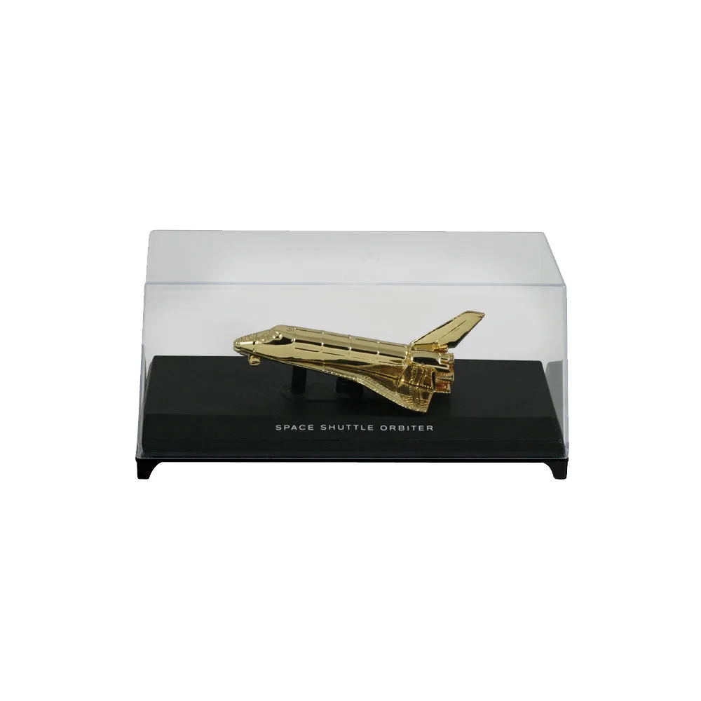 Smithsonian Gold Space Shuttle in Collector's Case