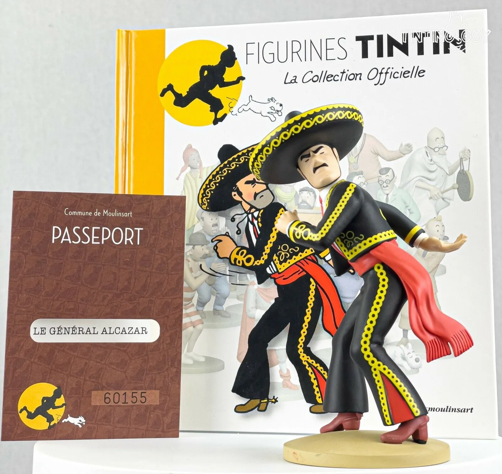 Tintin Figurine Officielle # 10 Alcazar as Ramon Herge model Moulinsart Figure