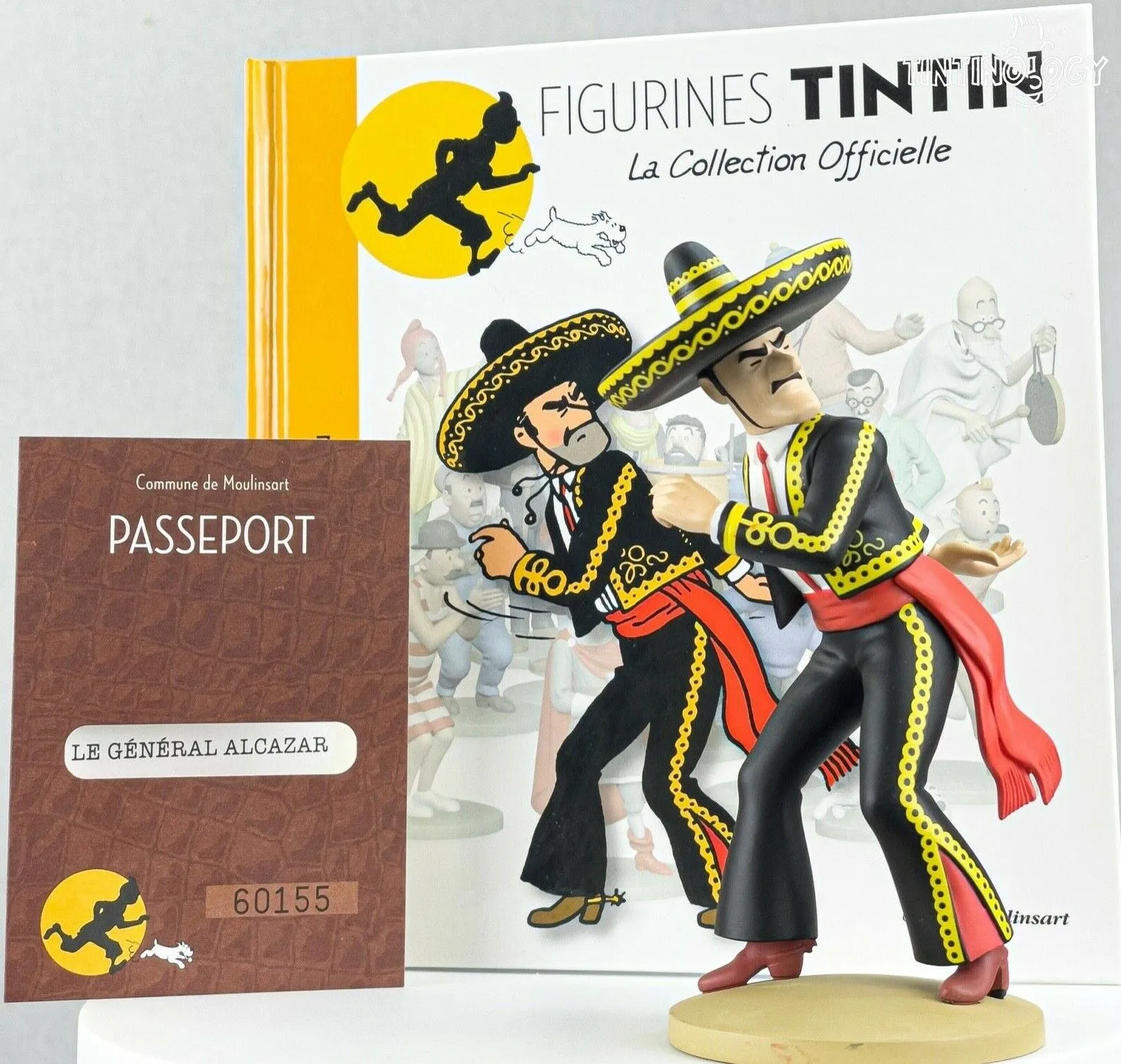 Tintin Figurine Officielle # 10 Alcazar as Ramon Herge model Moulinsart Figure