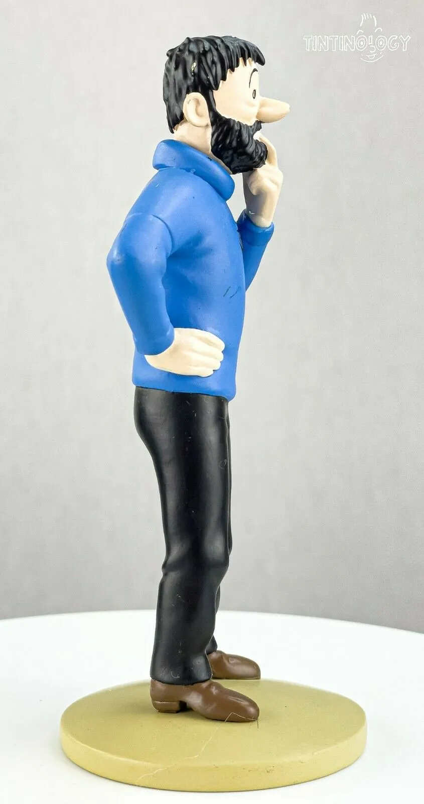 Tintin Figurine Officielle # 2 Haddock Pondering Herge model Moulinsart Figure