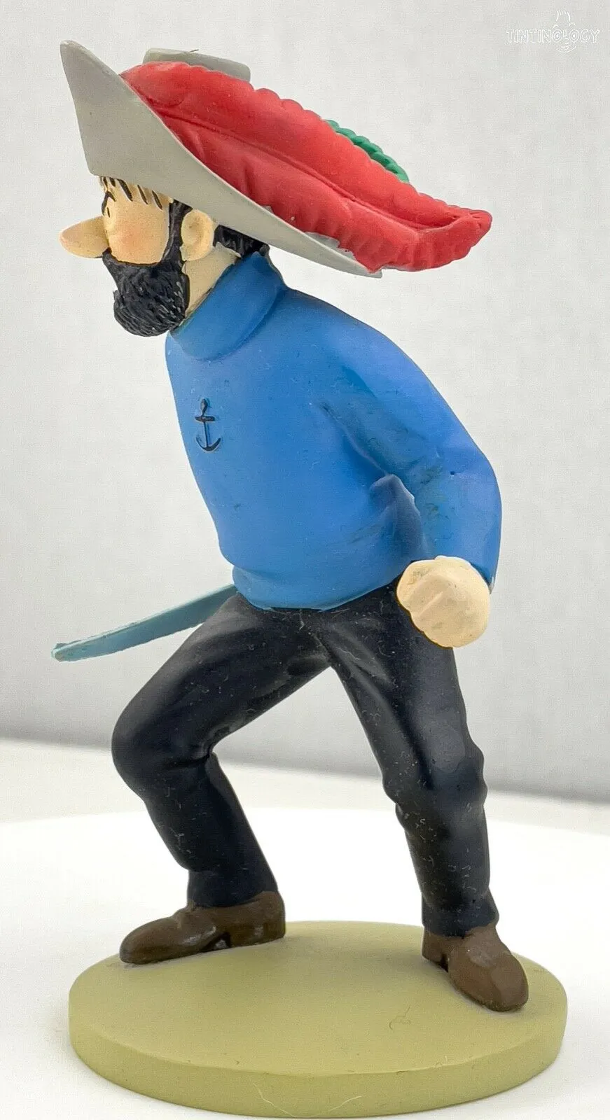 Tintin Figurine Officielle # 24 Haddock & Sword - Unicorn Herge model ML Figure