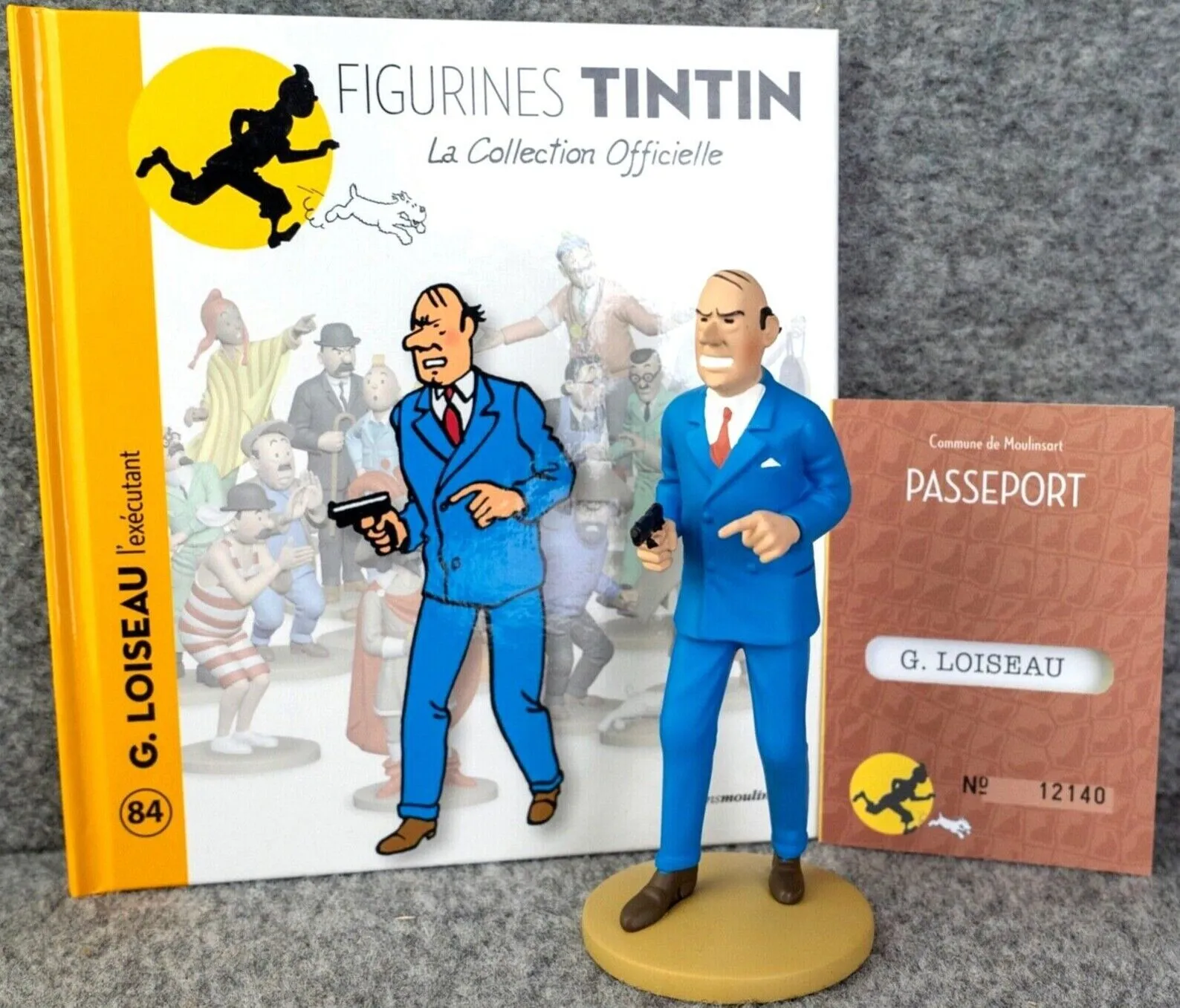 Tintin Figurine Officielle #84 Gustav Bird: Secret Unicorn ML Resin Model Figure