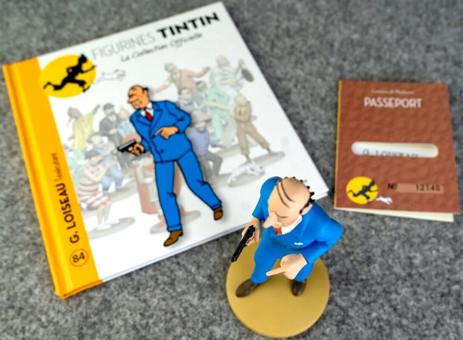 Tintin Figurine Officielle #84 Gustav Bird: Secret Unicorn ML Resin Model Figure