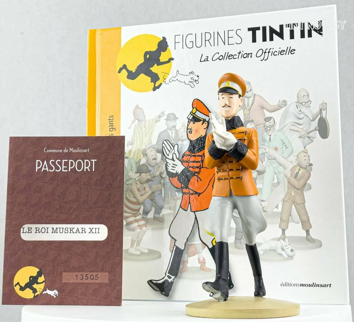 Tintin Figurines Officielle # 20 King Ottokar Herge model Moulinsart Figure