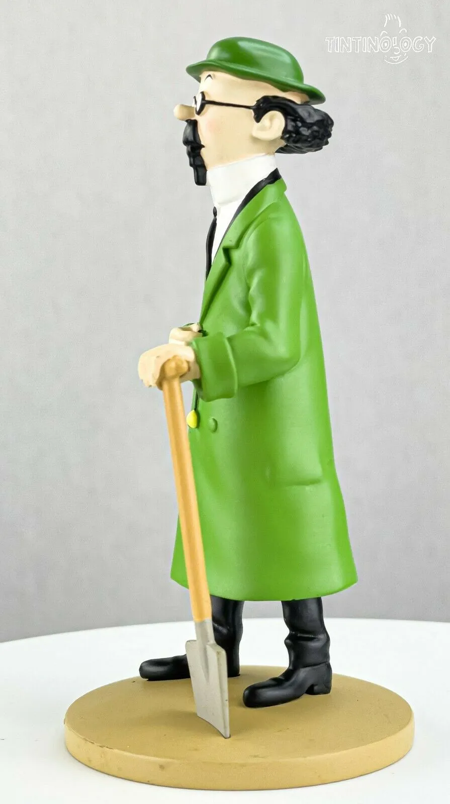 Tintin Figurines Officielle # 3 Calculus with spade Herge model ML resin figure