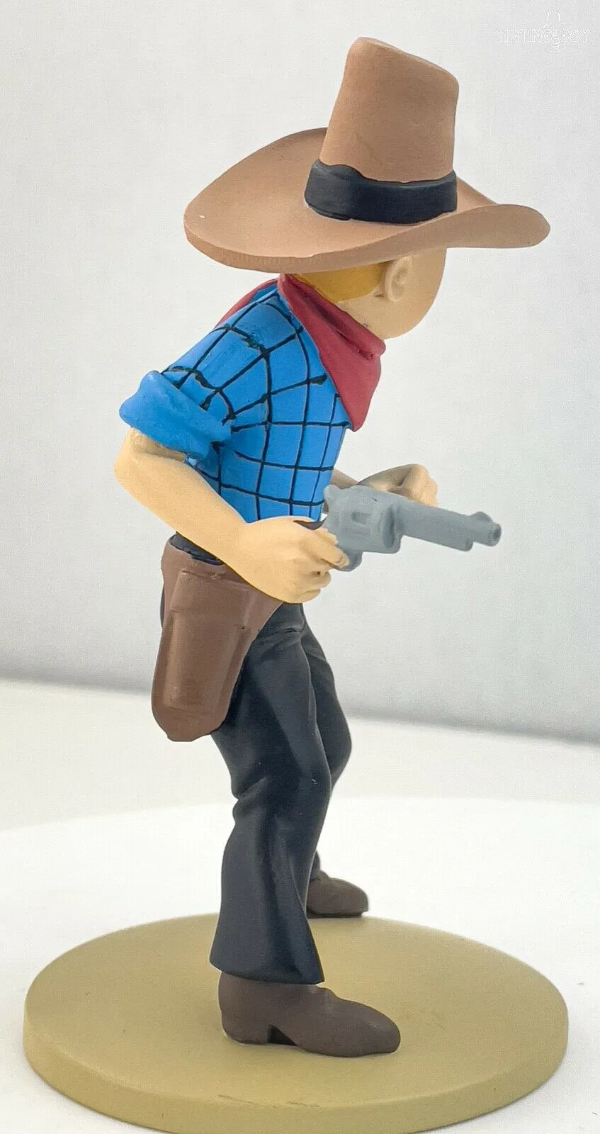 Tintin Figurines Officielle # 30 Tintin Cowboy: America Herge model Moulinsart Figure