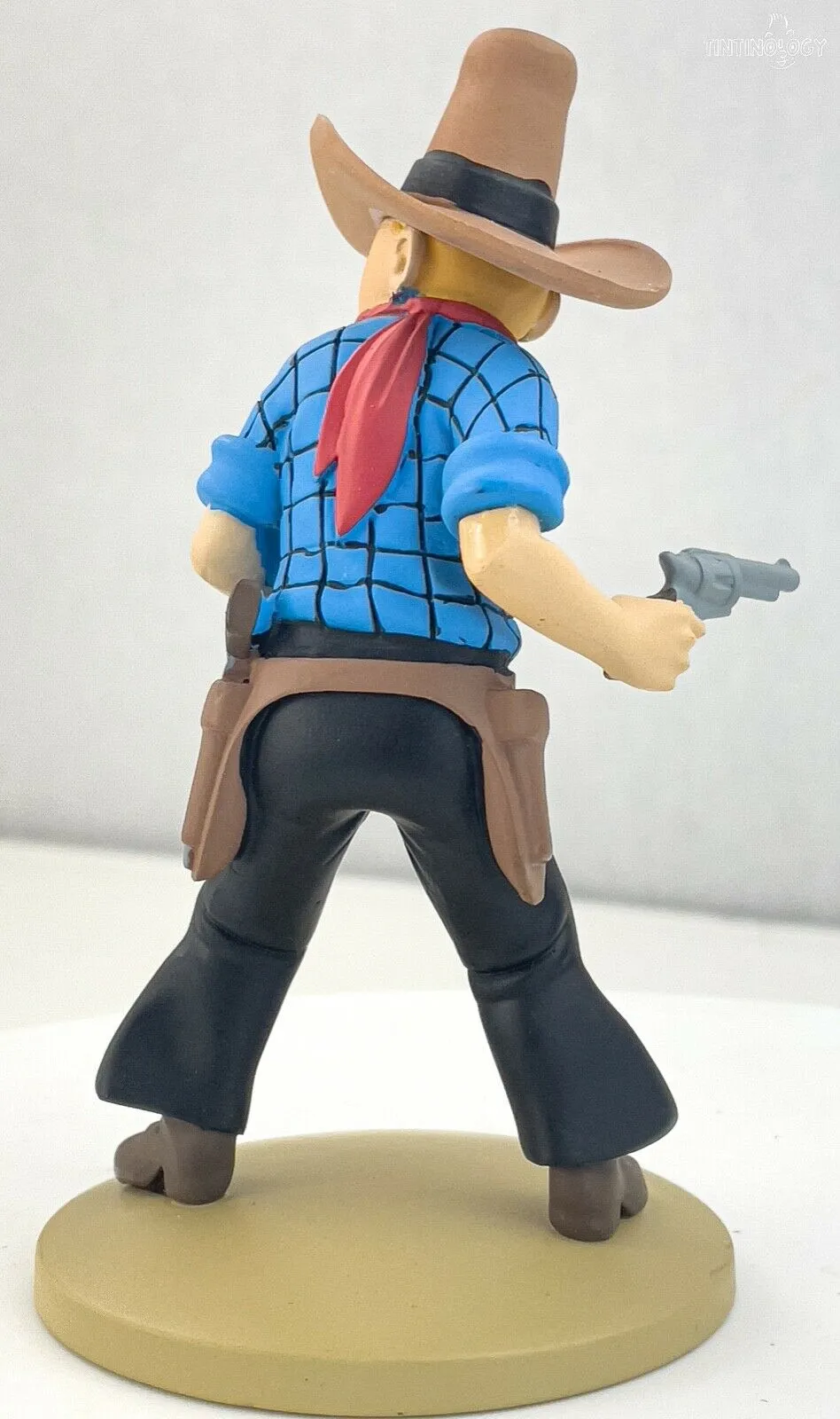 Tintin Figurines Officielle # 30 Tintin Cowboy: America Herge model Moulinsart Figure