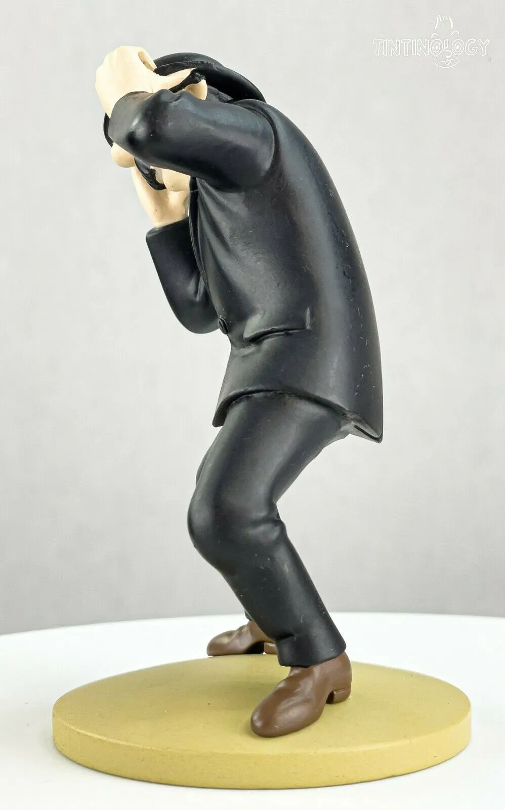 Tintin Figurines Officielle # 4 Thomson Struggling Herge model ML resin Figure