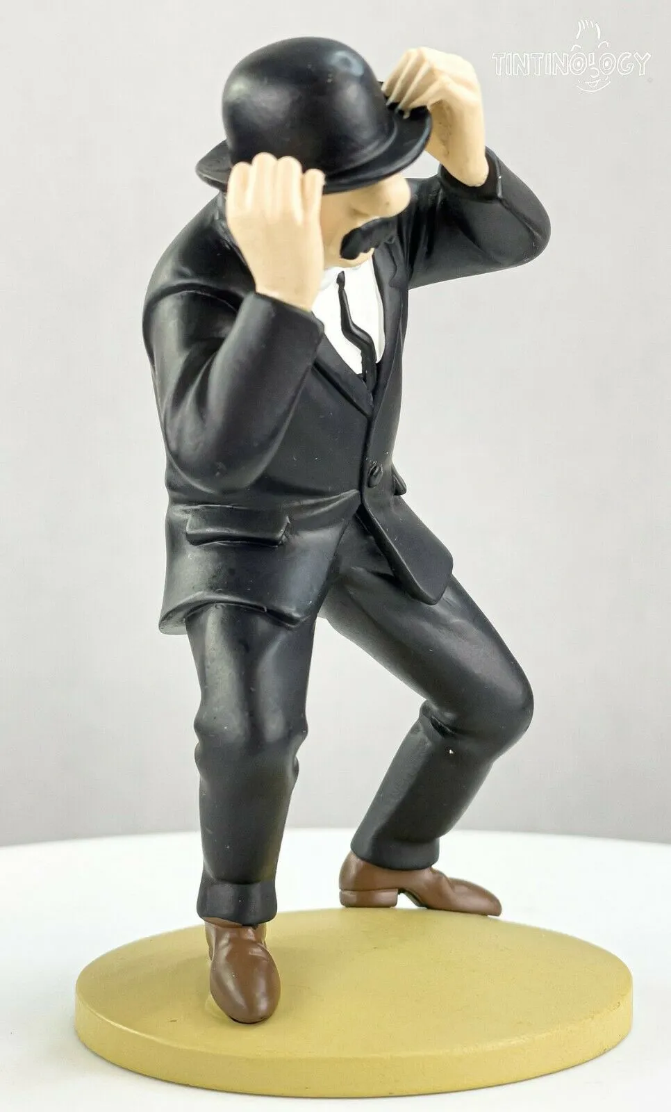 Tintin Figurines Officielle # 4 Thomson Struggling Herge model ML resin Figure