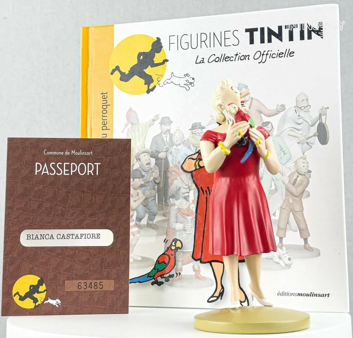 Tintin Figurines Officielle # 5 Bianca Castafiore Herge model ML Figure