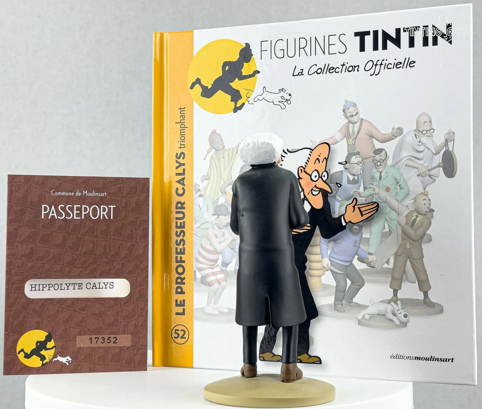 Tintin Figurines Officielle # 52 Professor Calys Herge model Moulinsart Figure