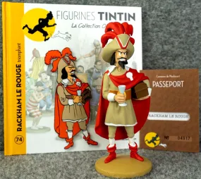 Tintin Figurines Officielle #74 Red Rackham: Secret of Unicorn Herge model Moulinsart Figure